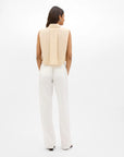 Cropped Sleeveless Shirt