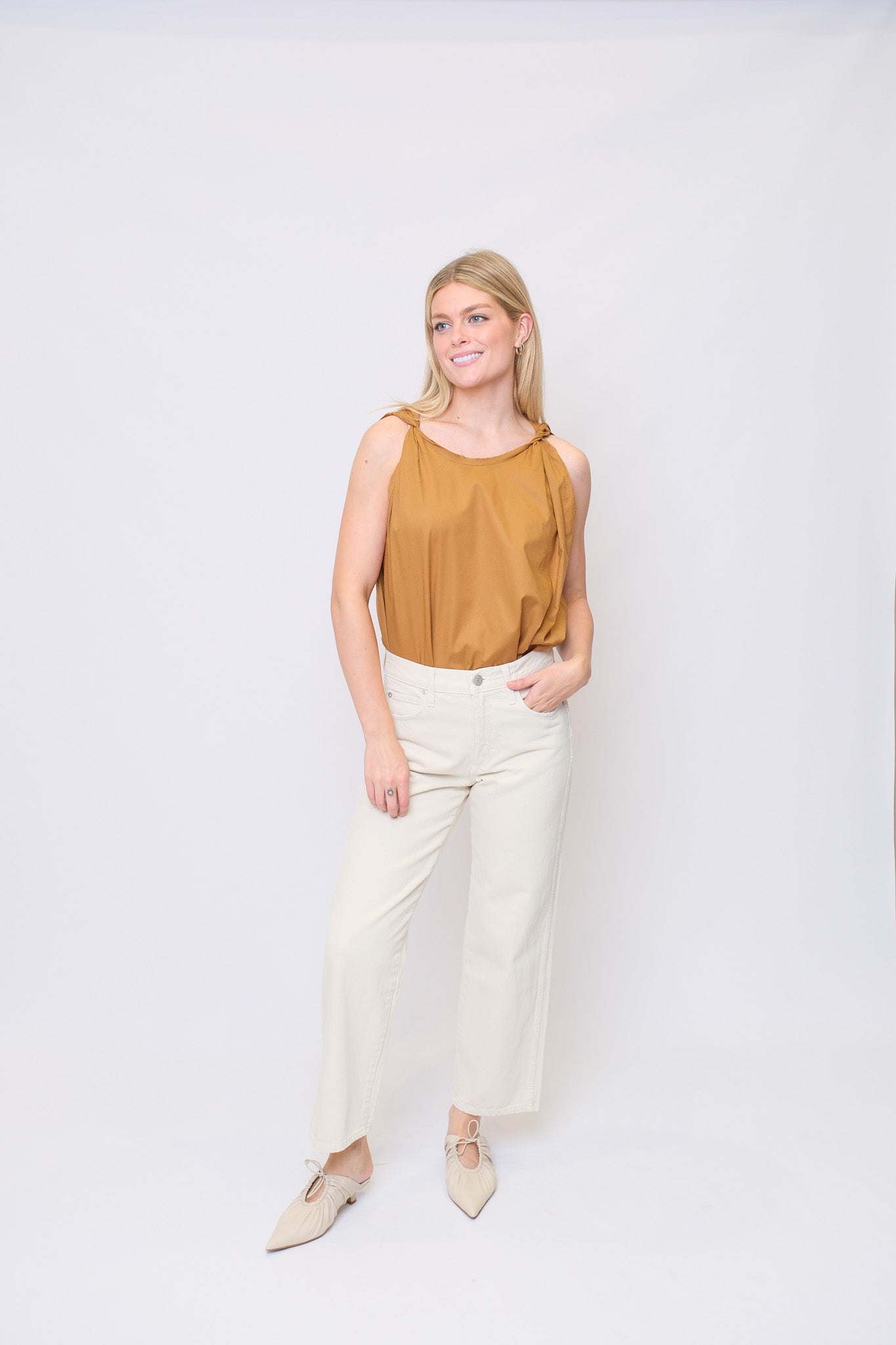 Twisted Shoulders Top