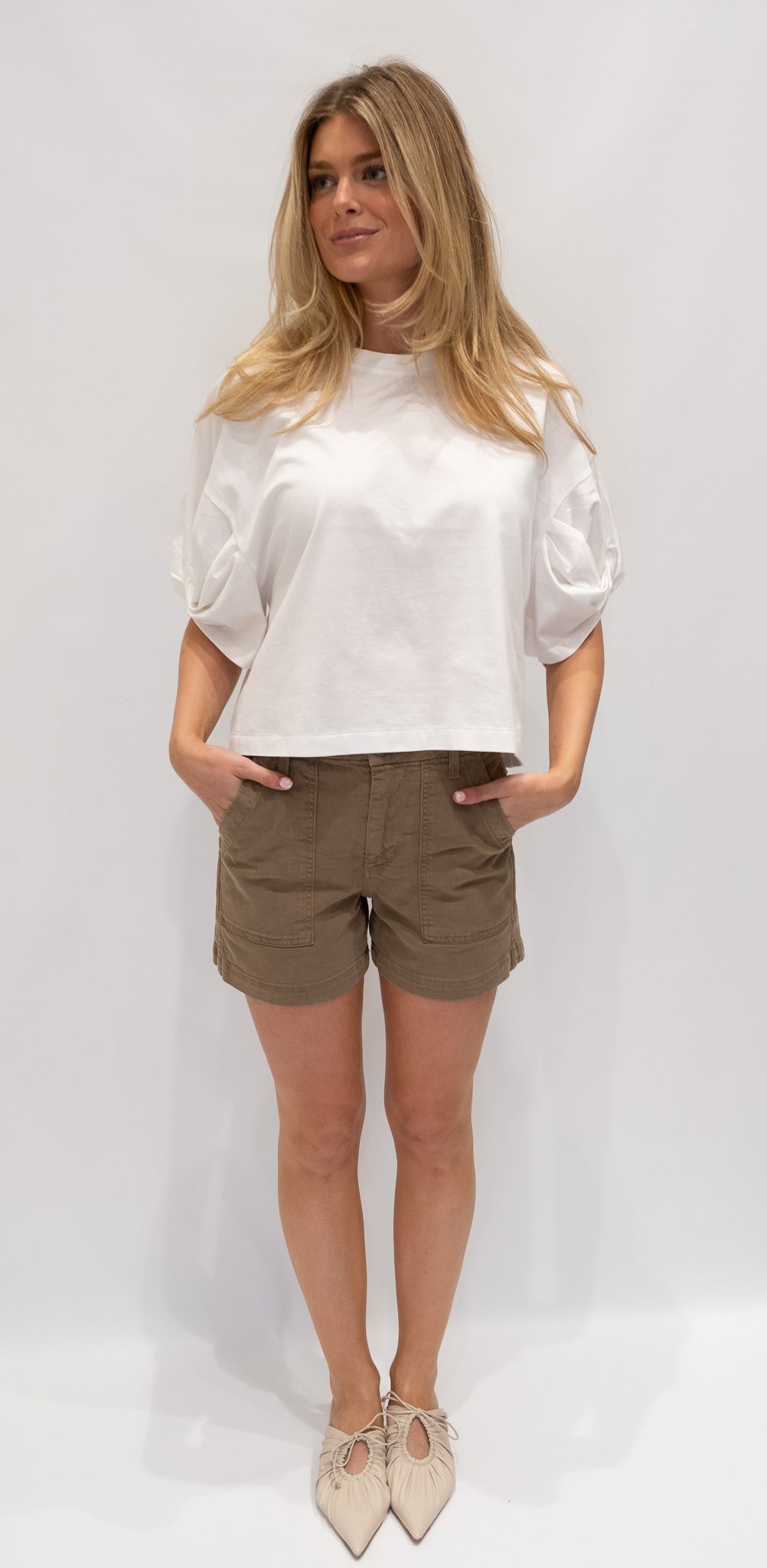 Twisted Sleeve Top
