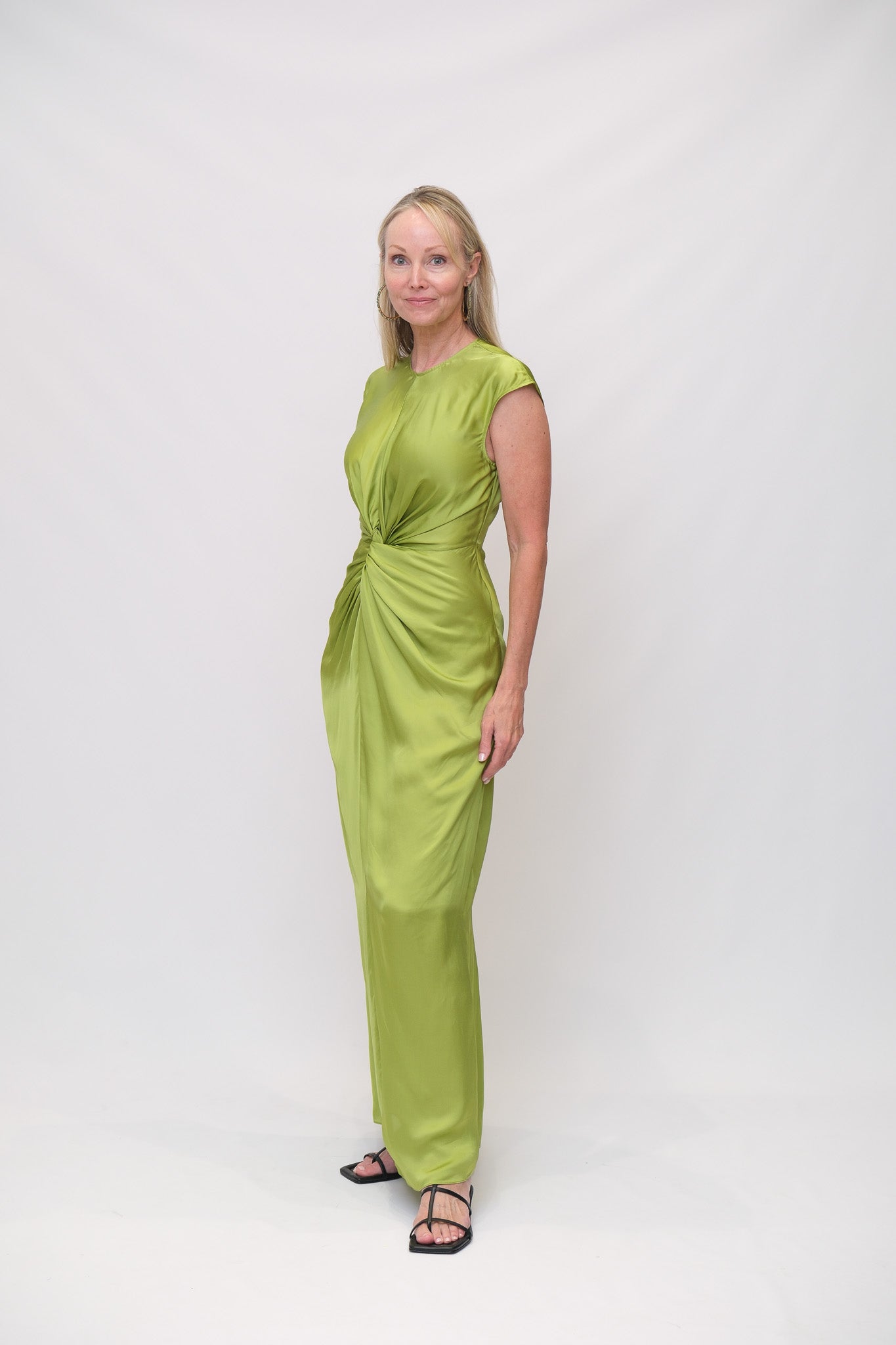 Sleeveless Twist Front Dress