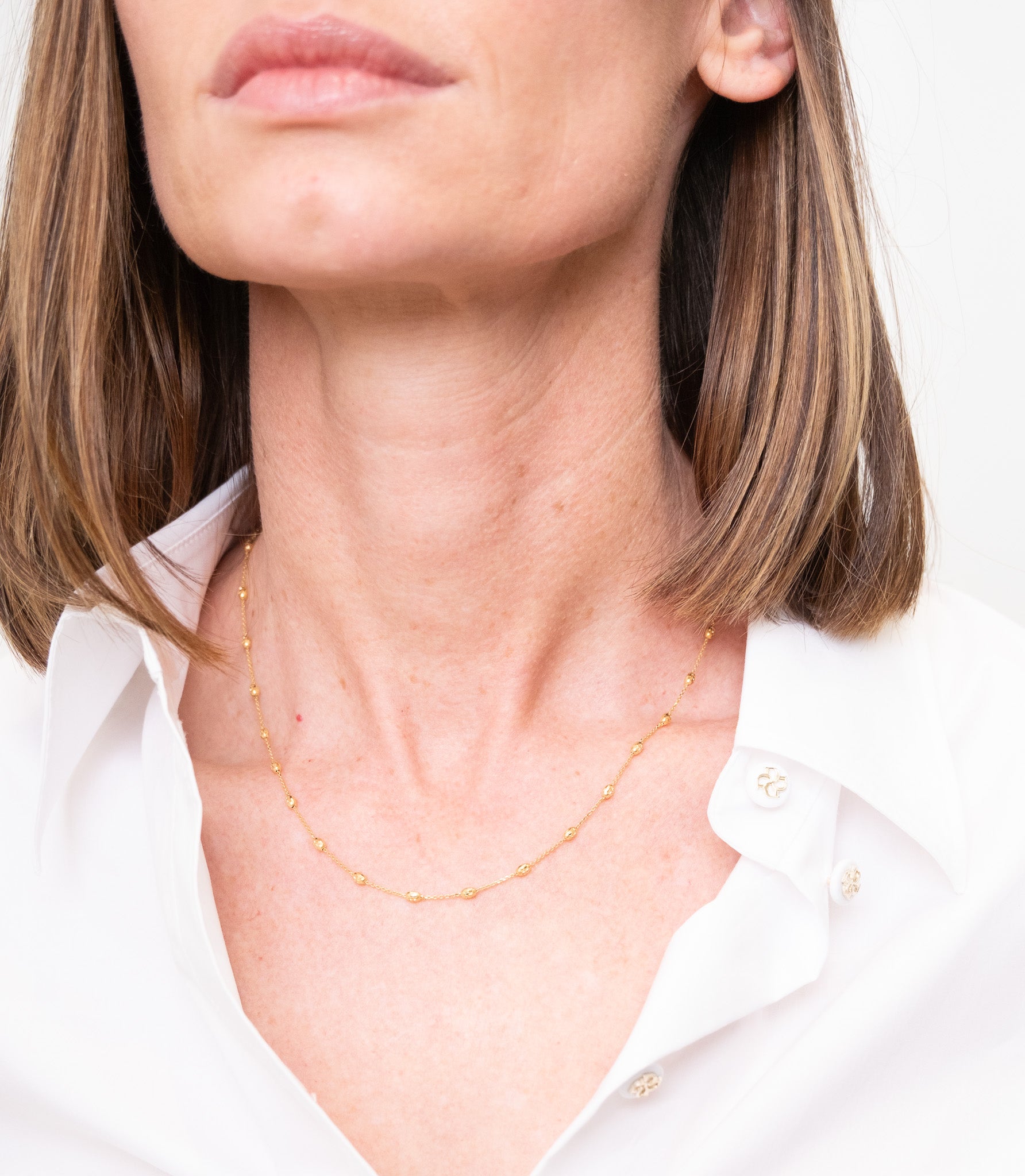 Rebecca Pinto Mooncut Saturn Chain