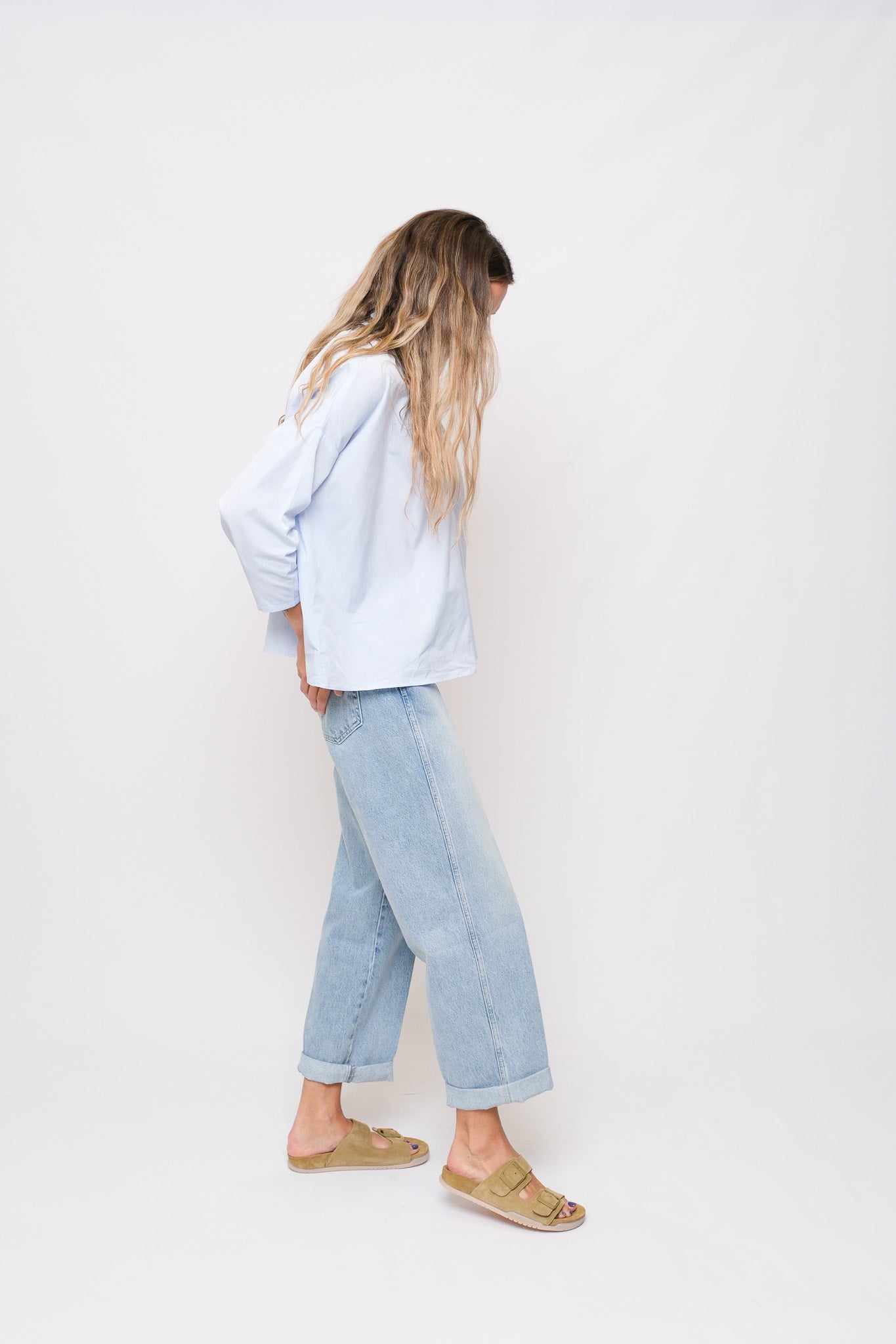 Shirt w/ Square Collar