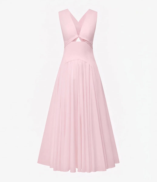 Cutout Circle dress 2 / quartz