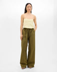 Poplin Drawcord Pant