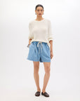 Draped Crew Knit