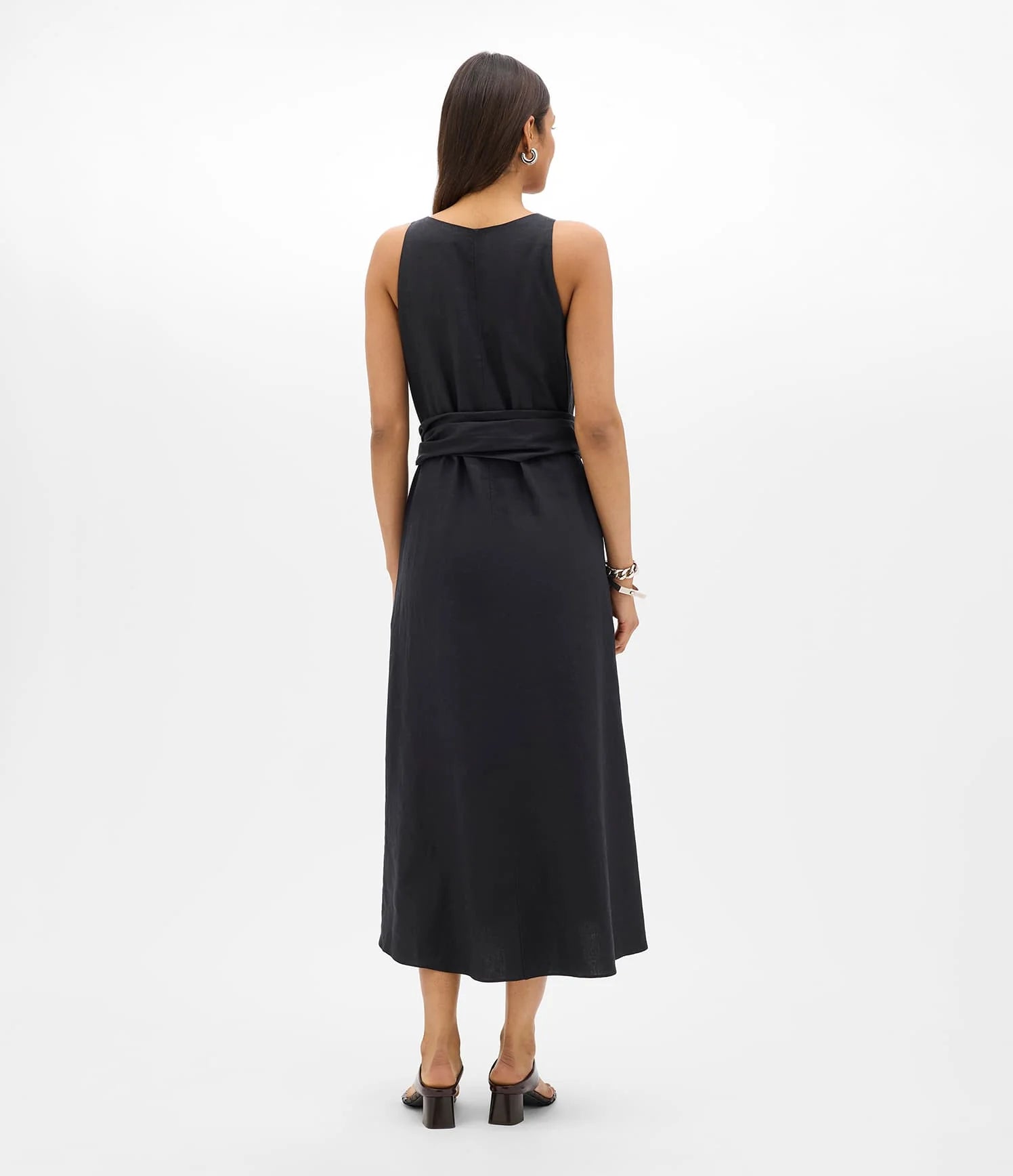 Sarong Linen Dress