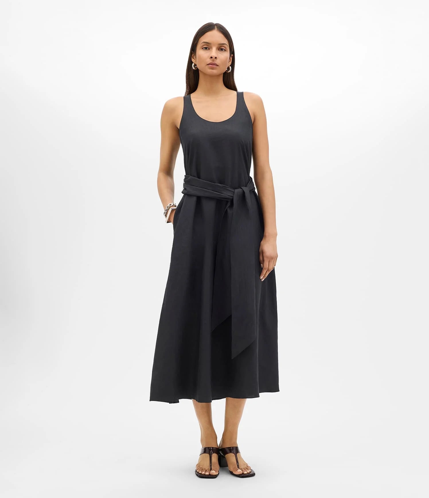 Sarong Linen Dress