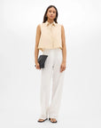 Cropped Sleeveless Shirt