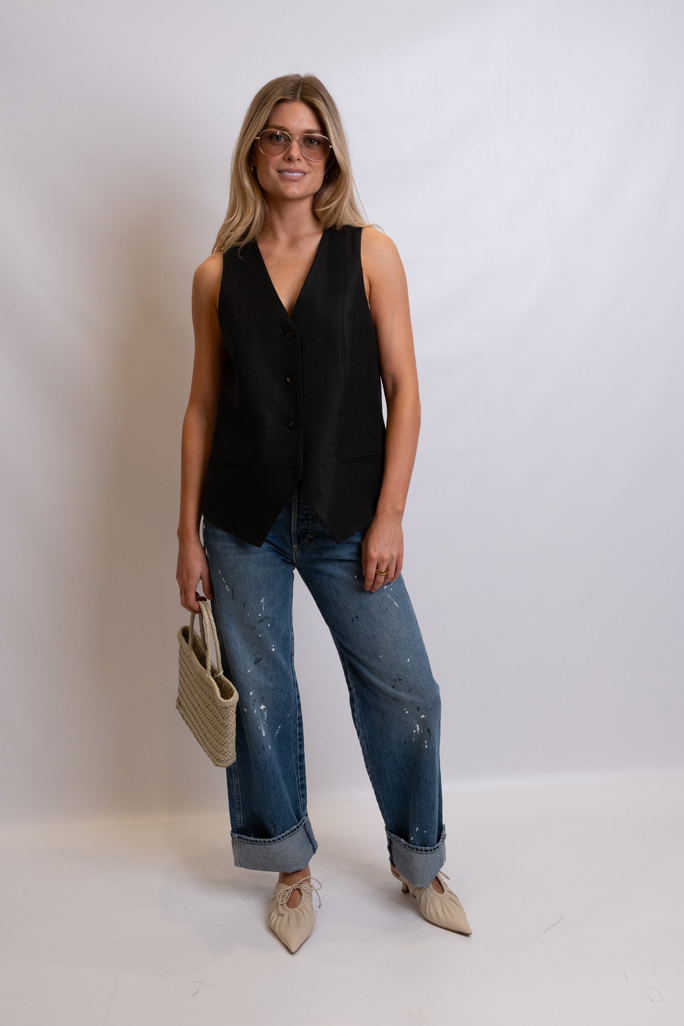 Linen Vest
