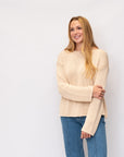 Draped Knit Sweater