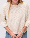 Call Rolled Sleeve Sweater