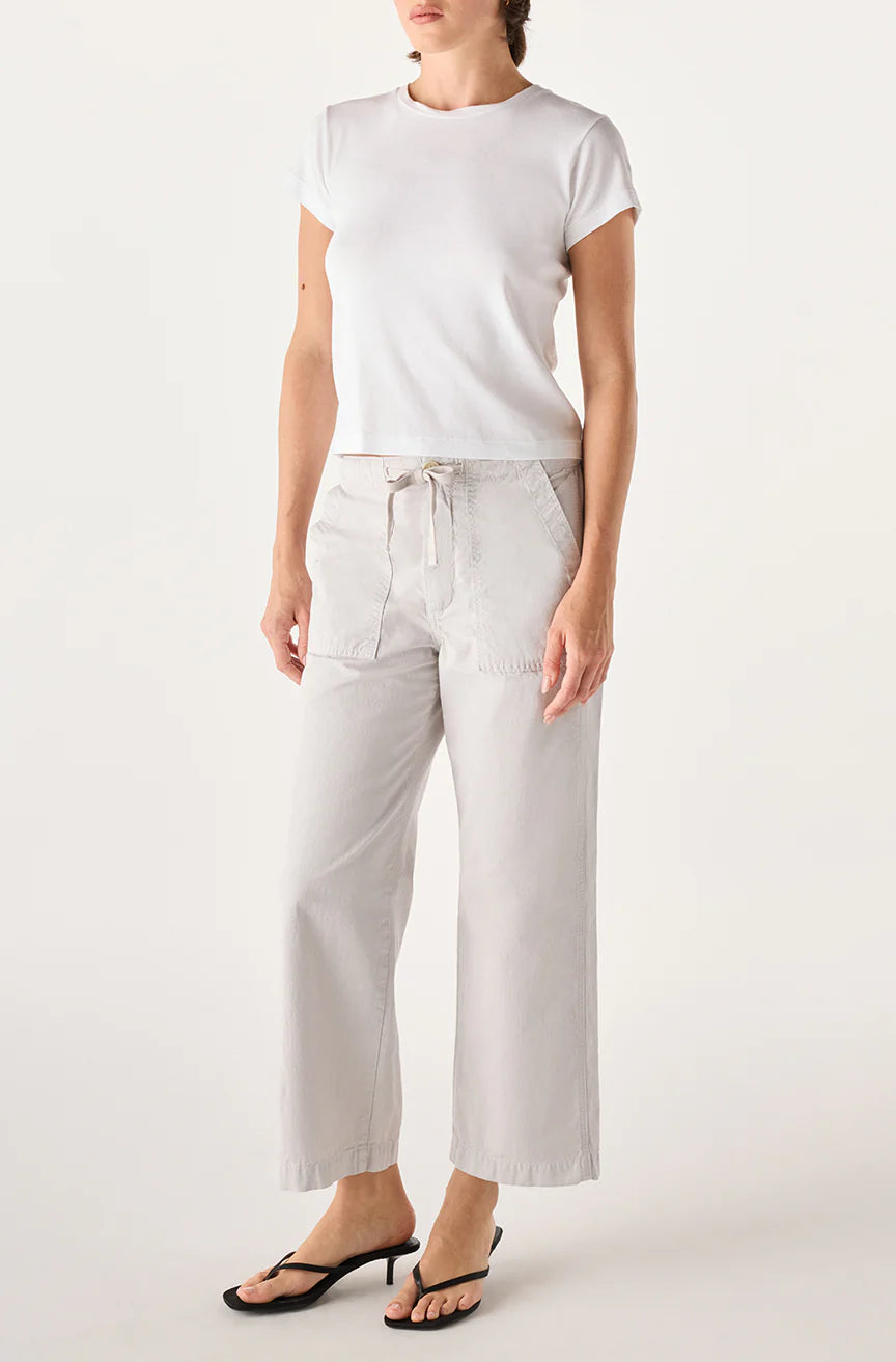 Easy Drawstring Slouch Crop