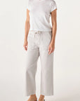 Easy Drawstring Slouch Crop