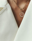 L'amour N2 necklace crystal