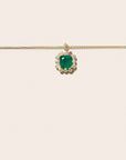Robin necklace green onyx